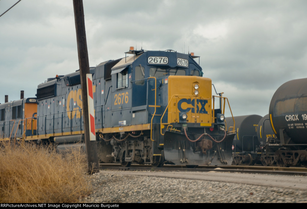 CSX GP38-2 in the yard